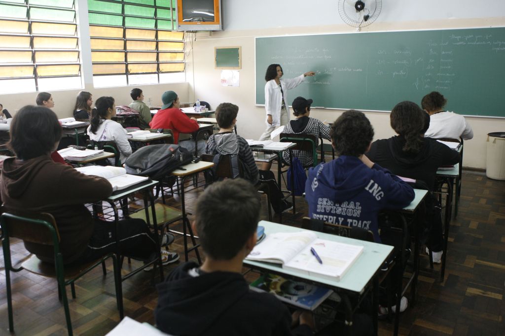 Colégio Estadual Nilson Baptista Ribas: diálogo aberto entre educadores e estudantes | Priscila Forone/Gazeta do Povo