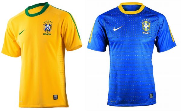 Novas camisas da seleção brasileira para Copa da África do Sul | Divulgação / Nike