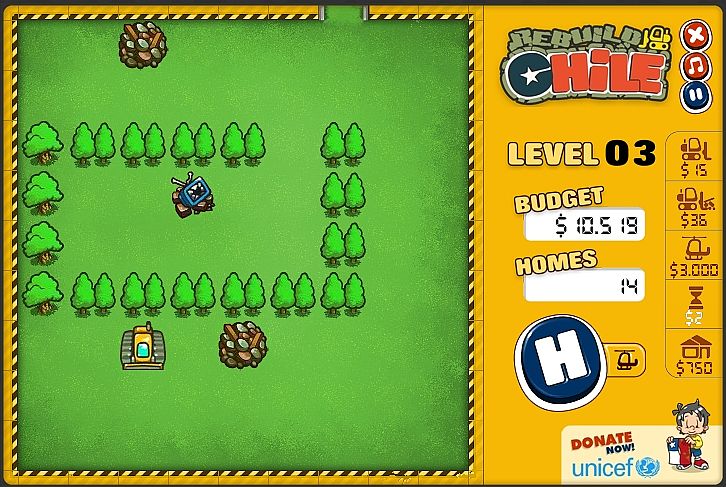 Cena do game que colabora com a reconstrução do Chile: arrecadando recursos | Reprodução