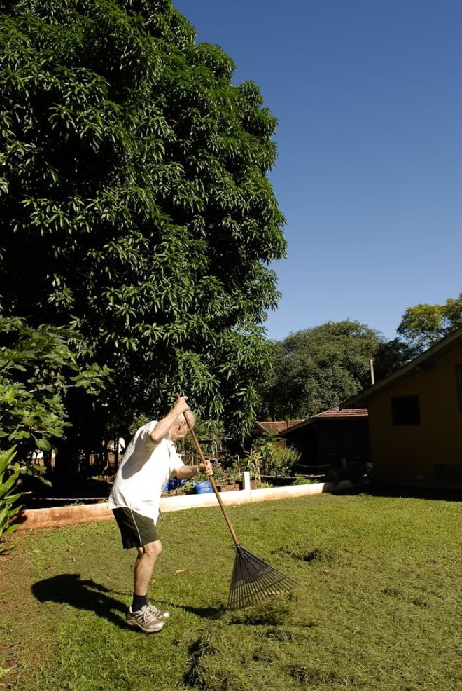 Rotina de trabalho em área de 2,5 mil metros quadrados não cansa Fusinato | 