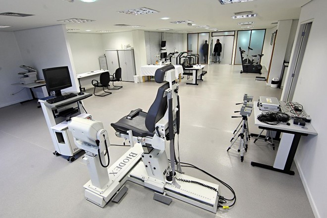 O centro médico atleticano, um dos pontos decisivos na escolha de Dunga pelo local |