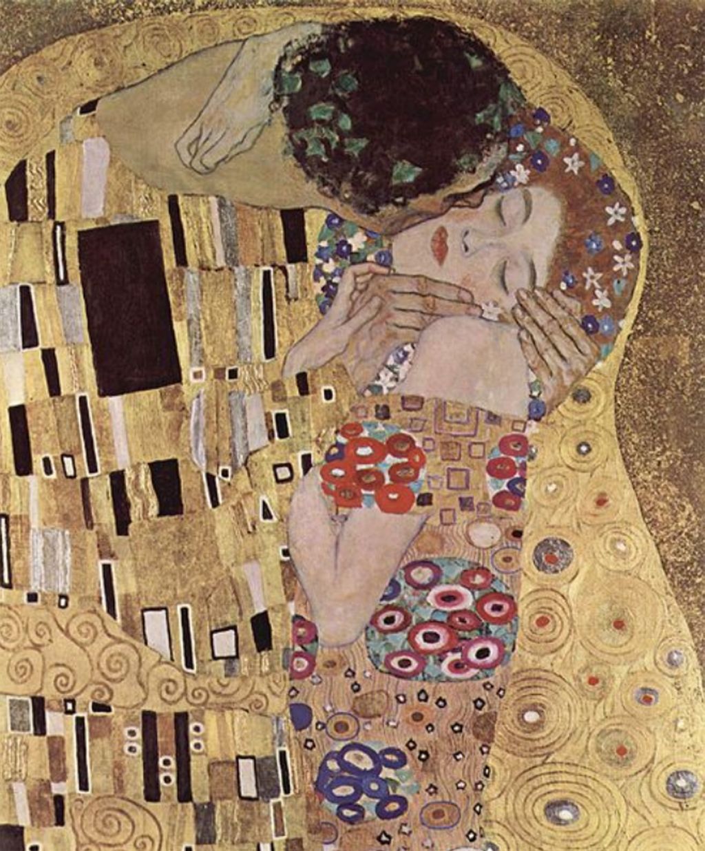 O Beijo, de Klimt: êxtase do romance | Reprodução Wikipedia