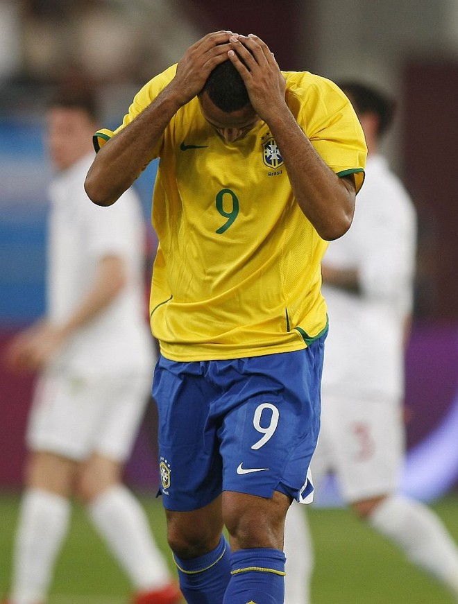 Luís Fabiano, atacante da seleção brasileira e do Sevilla | 