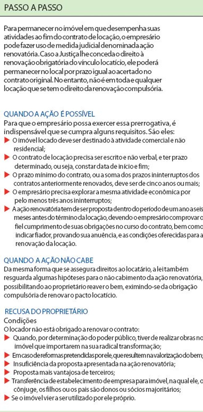Confira o passo a passo para a renovação compulsória do imóvel | 