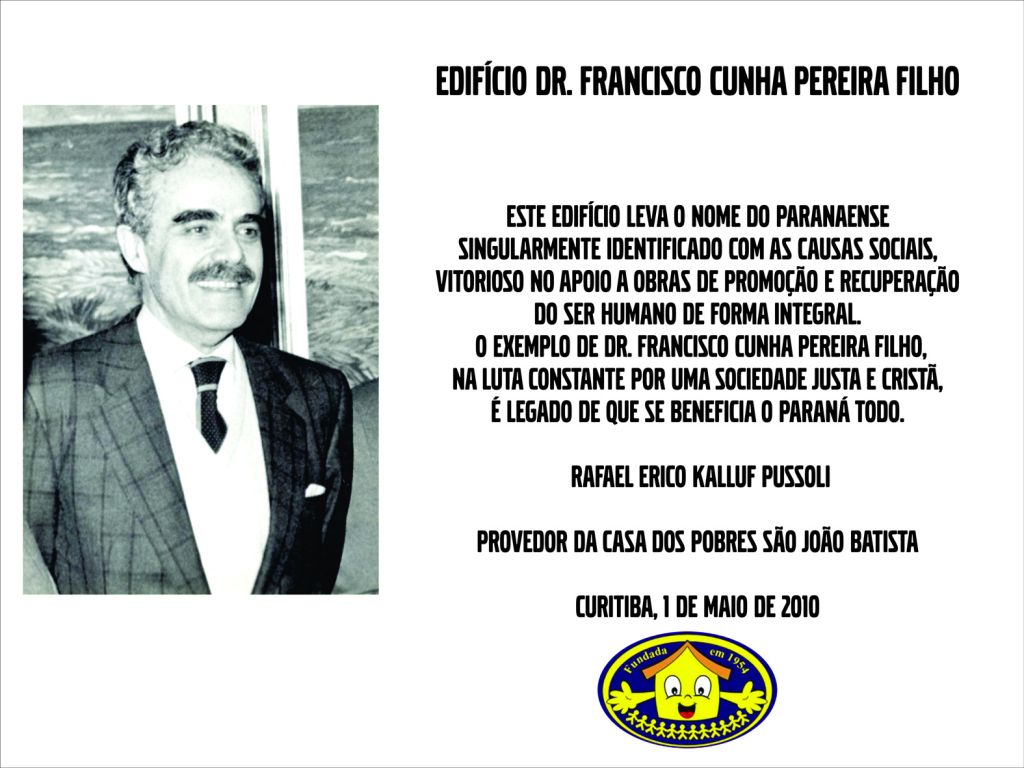 Convite destaca a atuação do Dr. Francisco nas causas sociais. Casa dos Pobres passará a atender 192 doentes | Divulgação