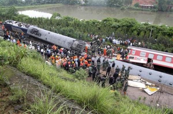 Desastre ferroviário aconteceu na província de Jiangxi, no leste chinês | Reuters