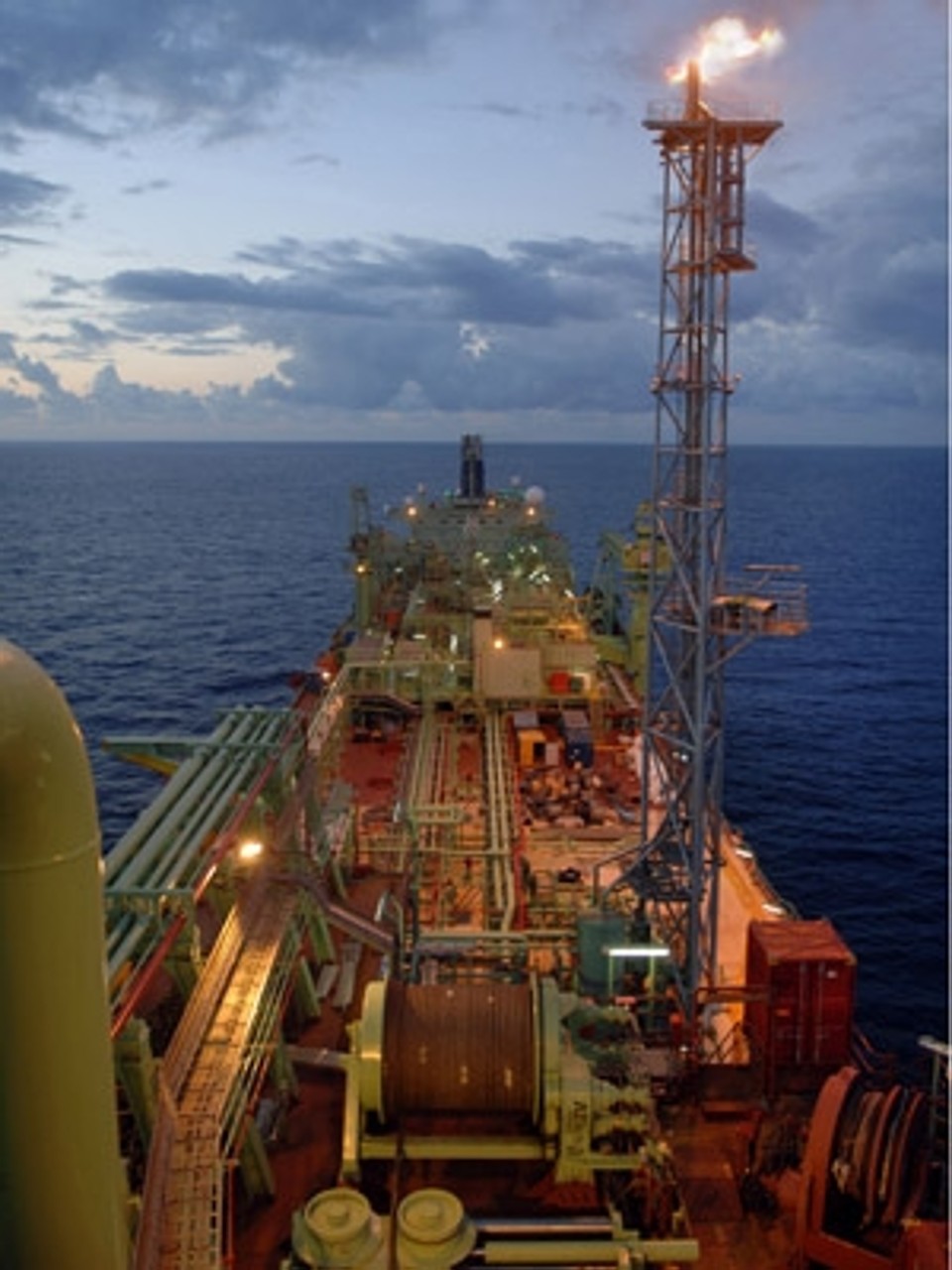 Navio da Petrobras no campo de Tupi | Divulgação