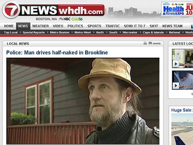 Jonathan Allen foi flagrado dirigindo seminu | Reprodução