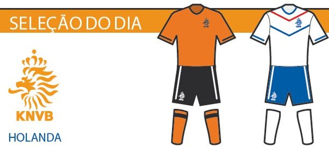 Veja o uniforme da seleção da Holanda | 