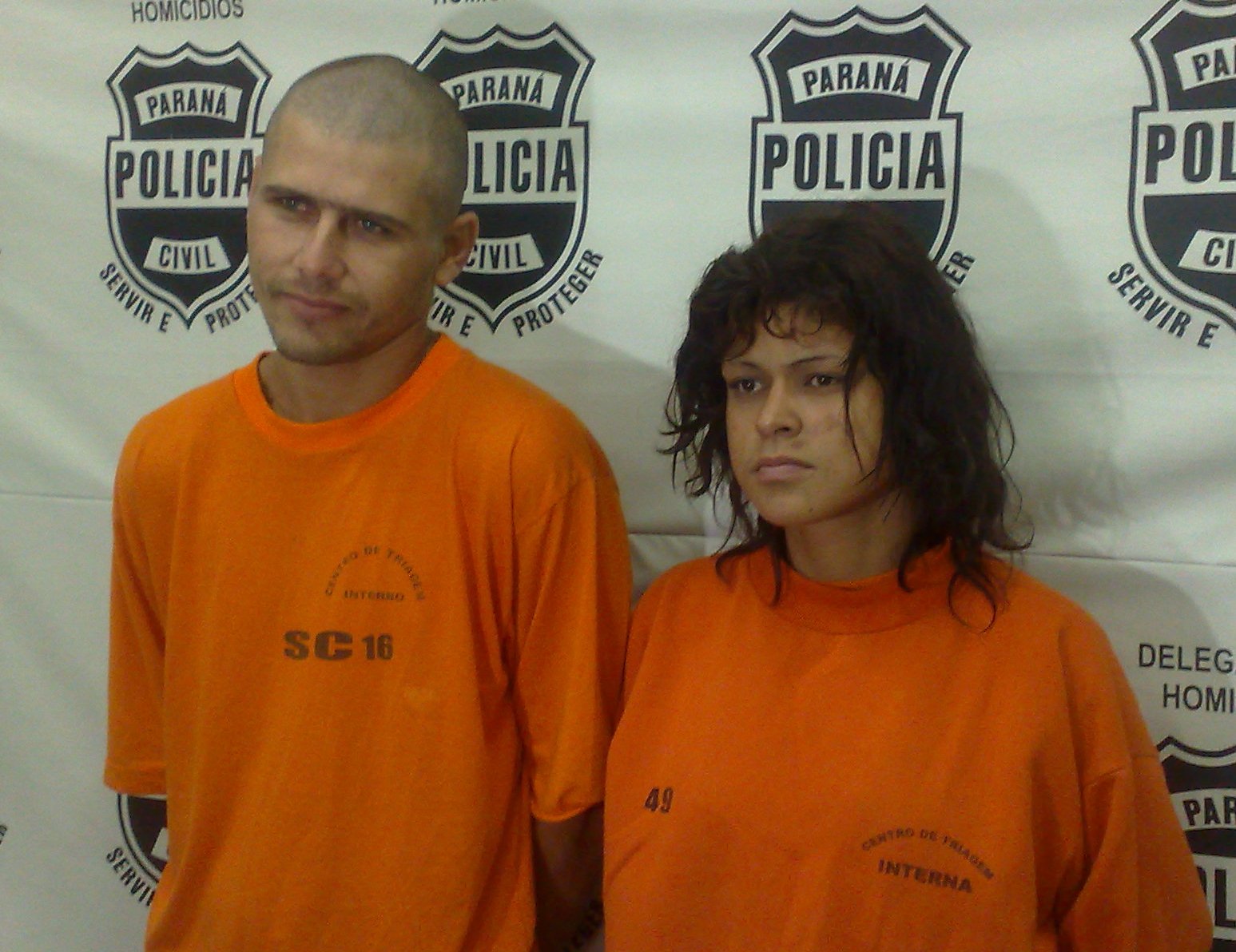 Rute e Angélica foram apresentados pela Delegacia de Homicídios, nesta segunda-feira (10) | Felippe Aníbal/ Gazeta do Povo