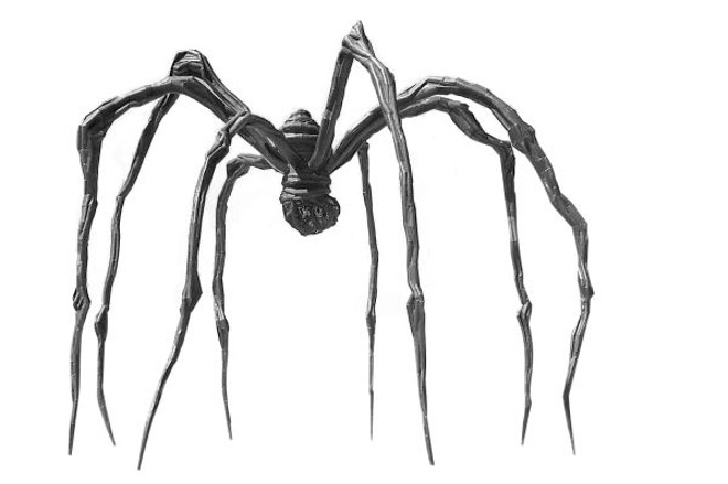 Uma das aranhas de Louise Bourgeois está no Museu de Arte Moderna de São Paulo, no Parque do Ibirapuera |