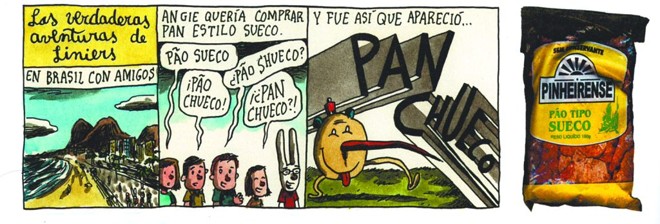 Liniers, quadrinista de sucesso na Argentina, criou personagem em visita ao Brasil |