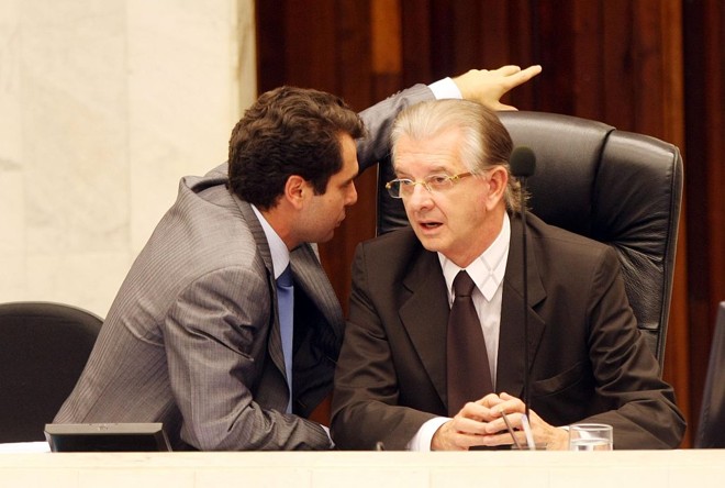 Curi e Justus: na mira do Ministério Público. |