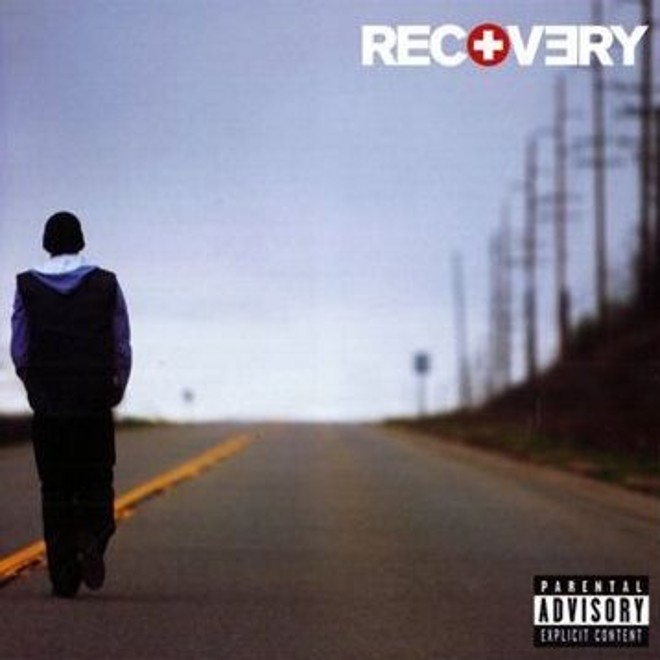 Capa do mais recente álbum de Eminem,