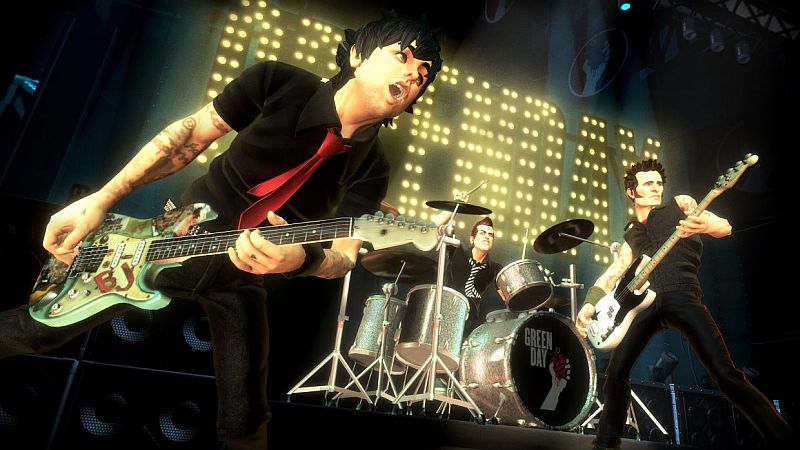 Cena do game estrelado pela banda Green Day: não é um grande acontecimento como o dos Beatles, mas diverte | Divulgação