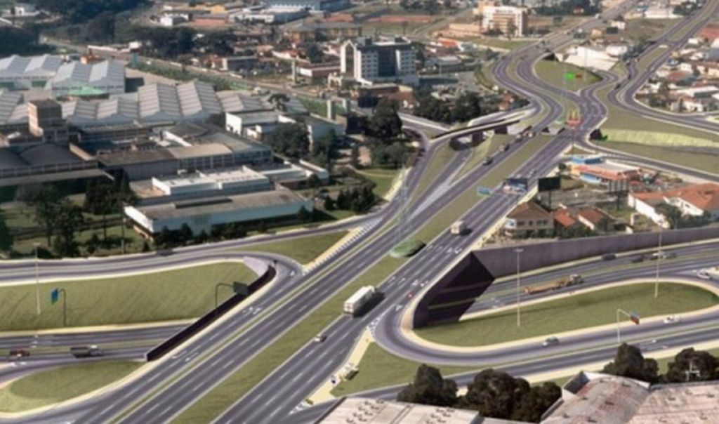 A conclusão das pistas da Avenida Rui Barbosa, sob a Avenida das Torres, deve ser entregue somente em agosto | Divulgação