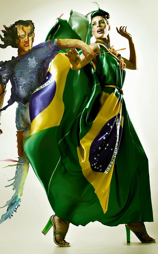A modelo Walkíria Melnik foi fotografada exposição Isso é Brasil, em cartaz a partir de sexta-feira no Park Shopping Barigui |