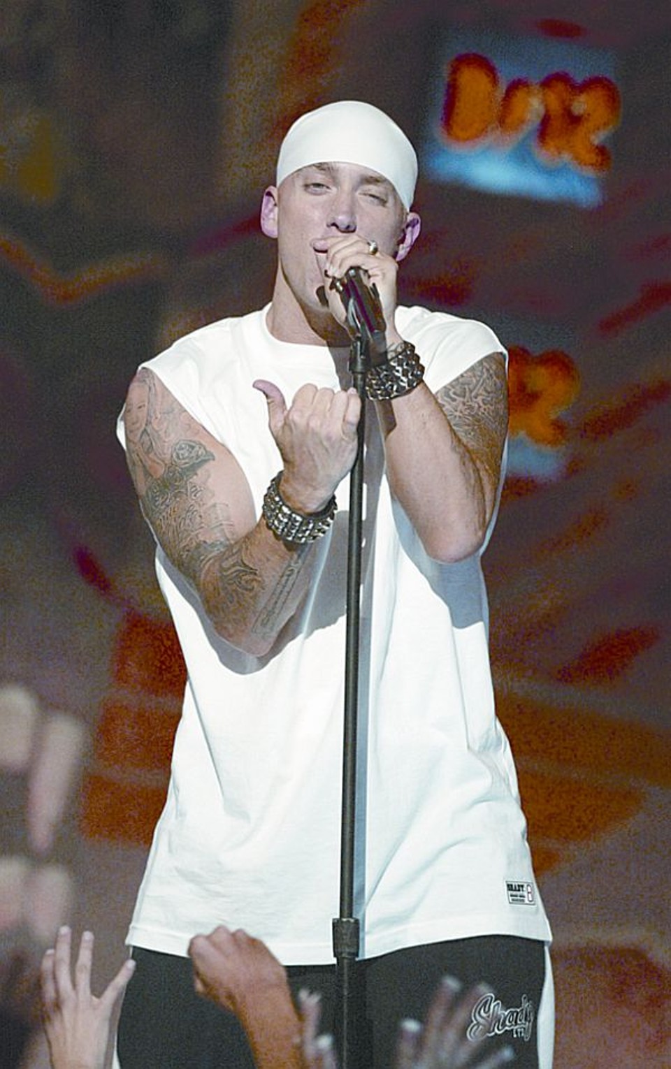 81 エミネム EMINEM 2000年製ヴィンテージ ノースリーブ Indústria precisa do Recovery de Eminem