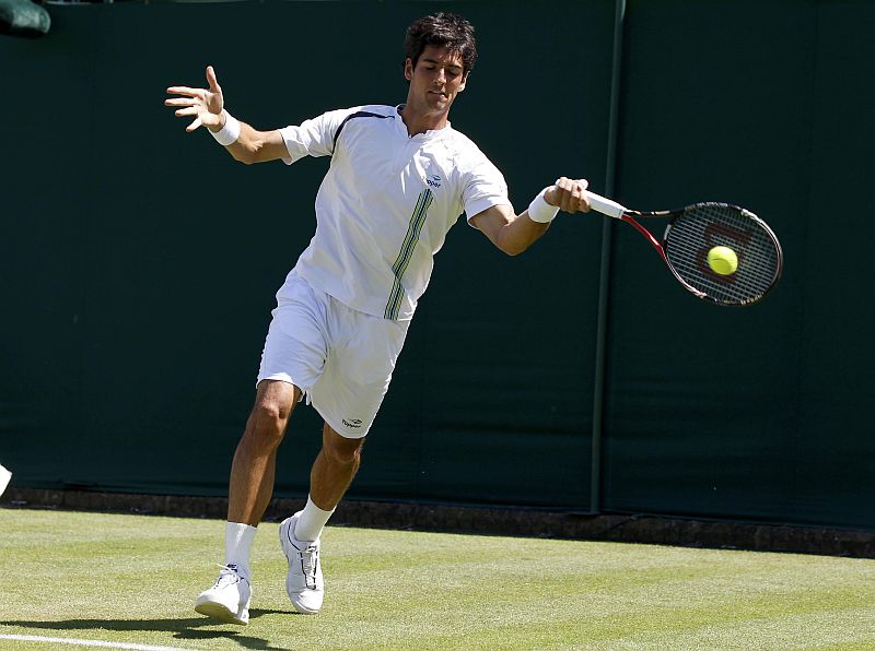 Após vencer o também brasileiro Ricardo Mello, agora Thomaz Bellucci encara o austríaco Martin Fischer pela segunda fase de Wimbledon | Phil Noble/ Reuters