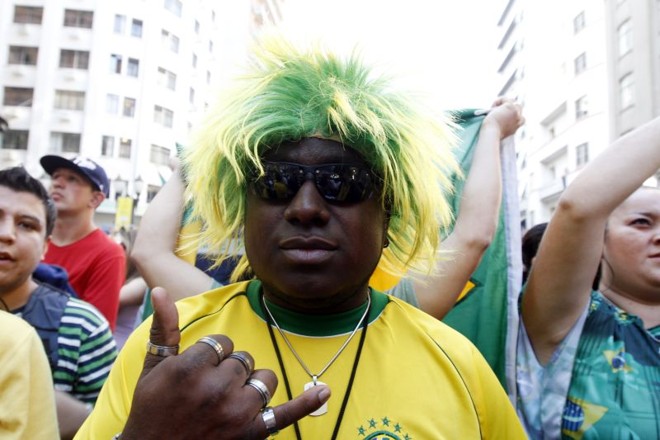 Jafet da Silva Pereira chamou a atenção durante jogo do Brasil |