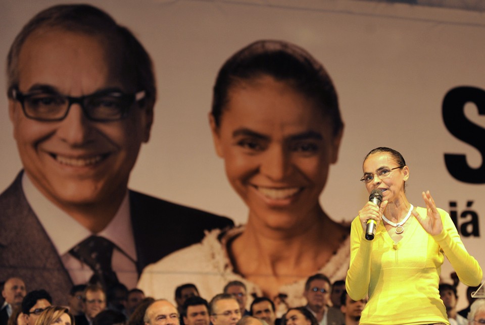 A pré-candidata à Presidência, Marina Silva (PV) | AFP