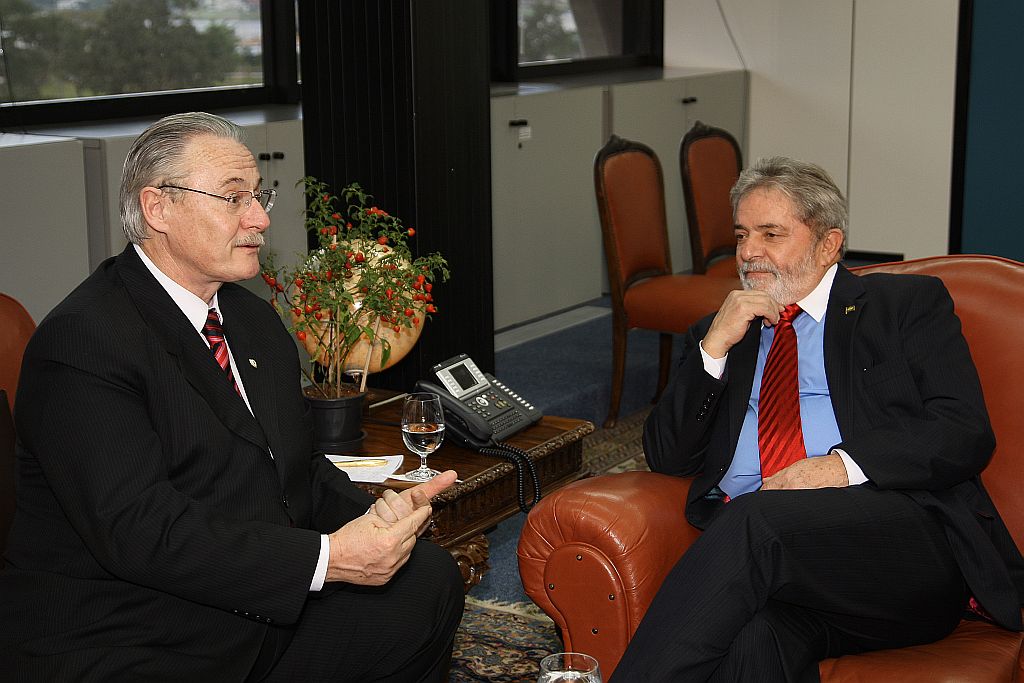 Pessuti e Lula: encontro para definir alianças, mas impasse permanece | Ricardo Stuckert/Presidência