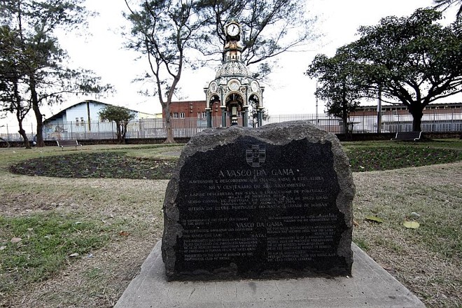 Relógio doado pelo governo português em 1897 em homenagem à descoberta de Vasco da Gama |