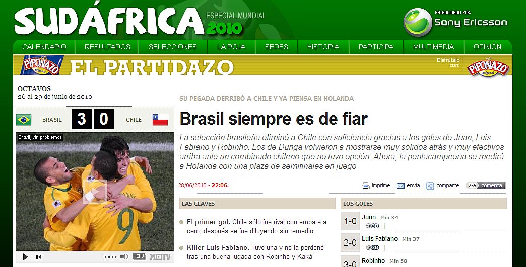 Brasil é sempre confiável, segundo o Marca | Reprodução / Marca