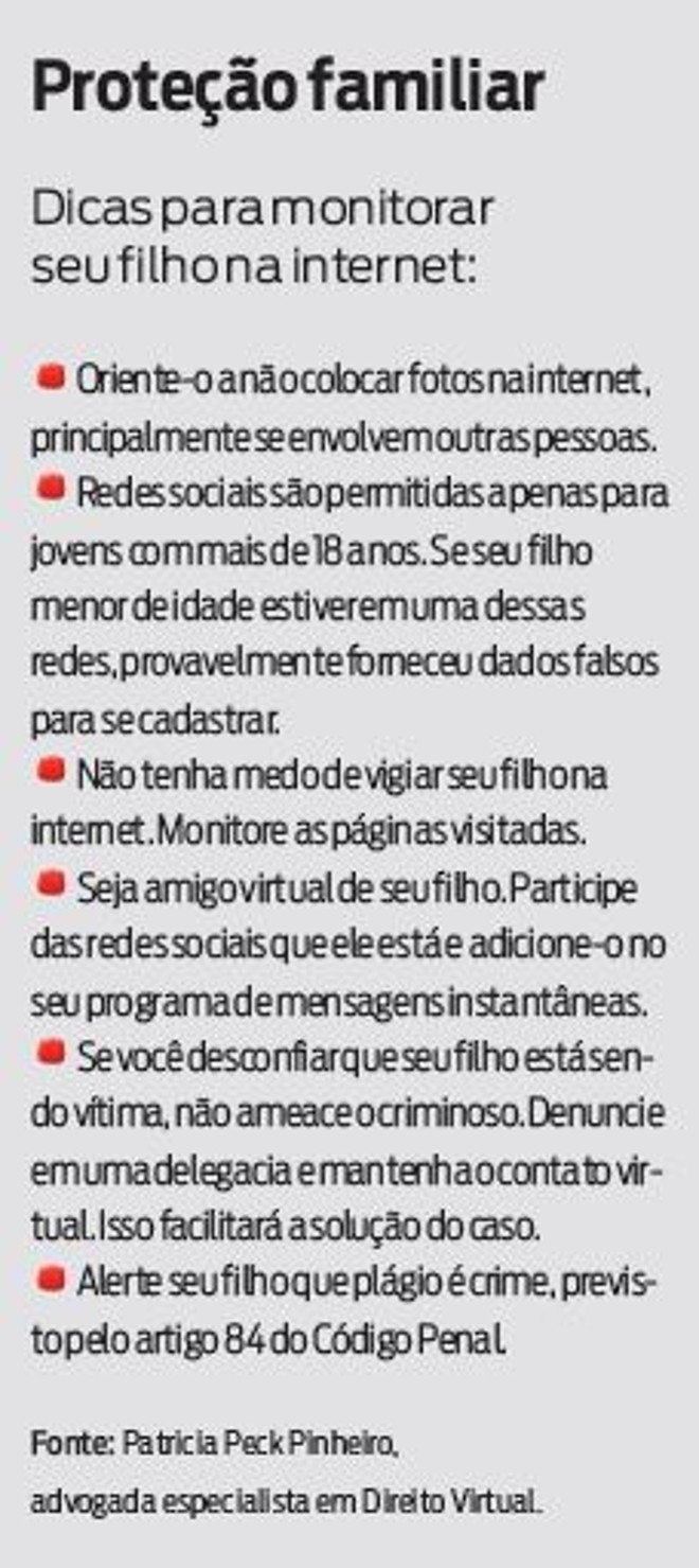 Veja dicas para monitorar seu filho na internet |