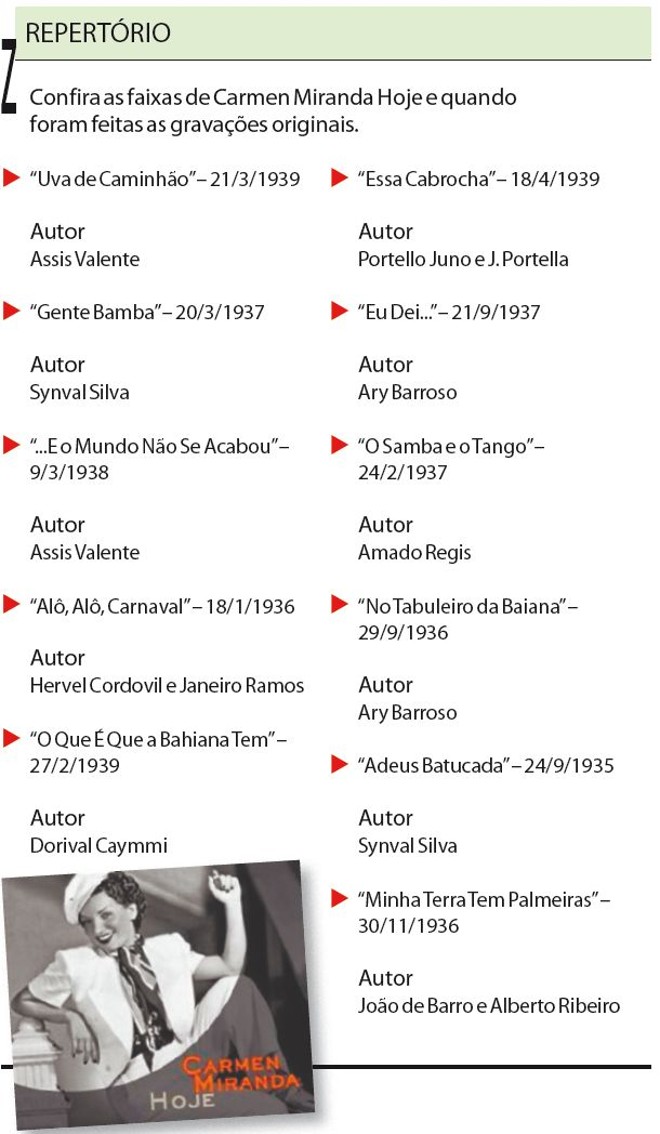 Confira as faixas do novo disco |