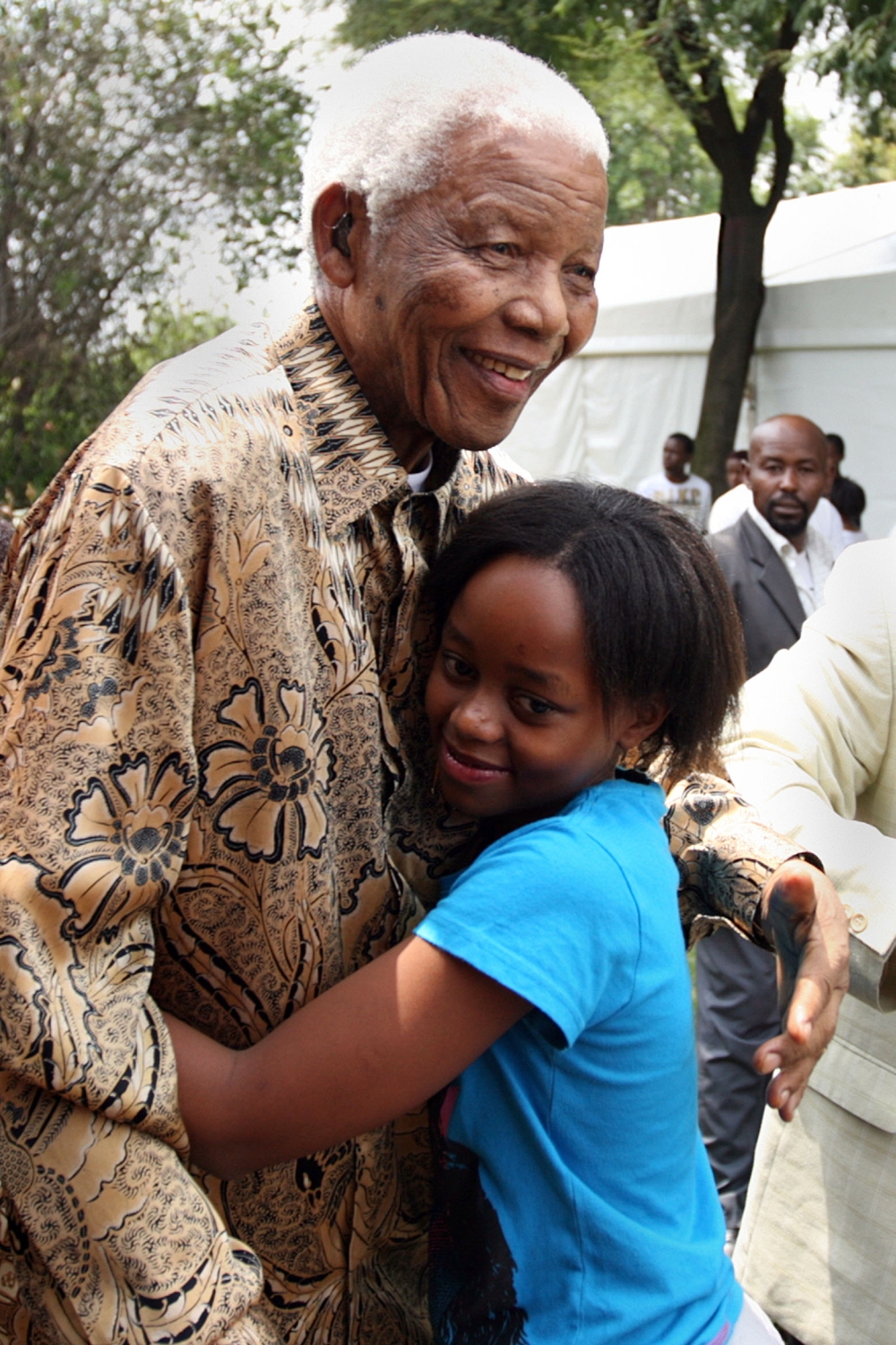 Líder sul-afrricano Nelson Mandela e a bisneta Zenani que faleceu em acidente de carro | Nelson Mandela Foundation/Handout / Reuters