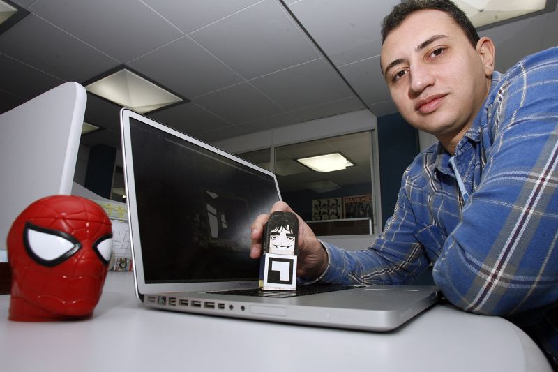Ohmar Tacla, sócio diretor da Go2nPlay Studios, empresa curitibana especializada em realidade aumentada: interesse publicitário pela tecnologia explodiu em 2009 | Hedeson Alves/ Gazeta do Povo