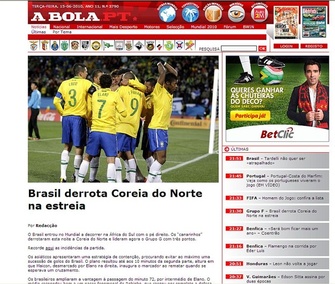 Brasil estreou com pé direito |