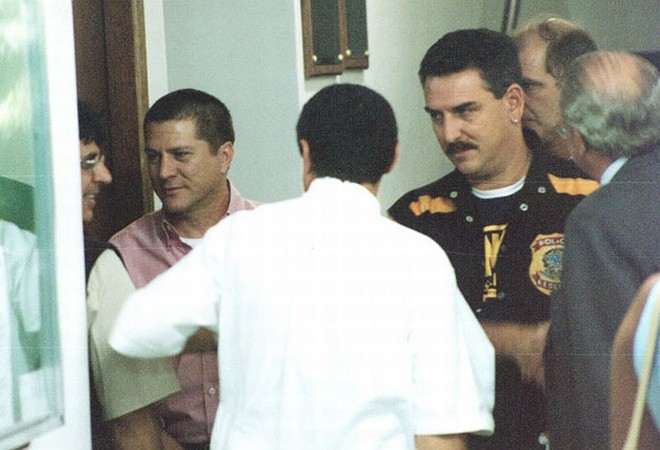 Luiz Paolicchi (de camisa rosa): vida luxuosa com o dinheiro desviado | Henry Jr./arquivo/ Gazeta do Povo