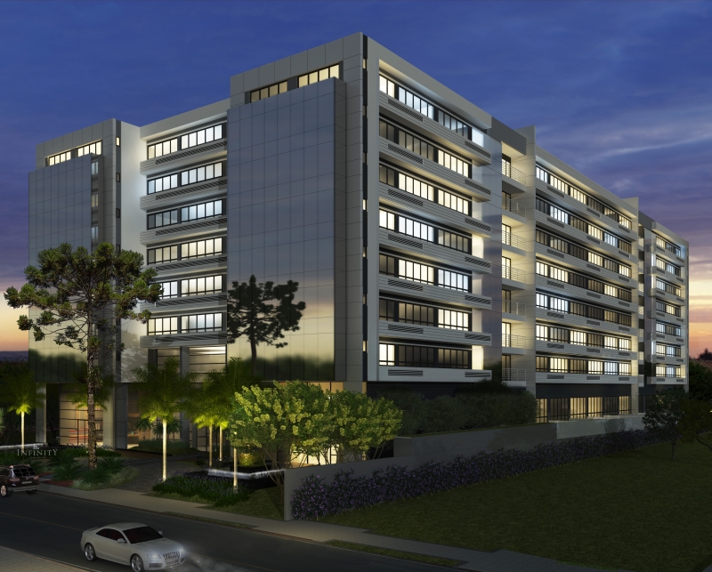 Perspectiva do Infinity Prime Offices, da Cyrela: 289 salas comerciais, que podem ser interligadas | Divulgação