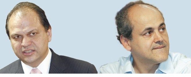 Ricardo Barros e Gustavo Fruet: os candidatos ao Senado de Beto Richa ainda não emplacaram. |