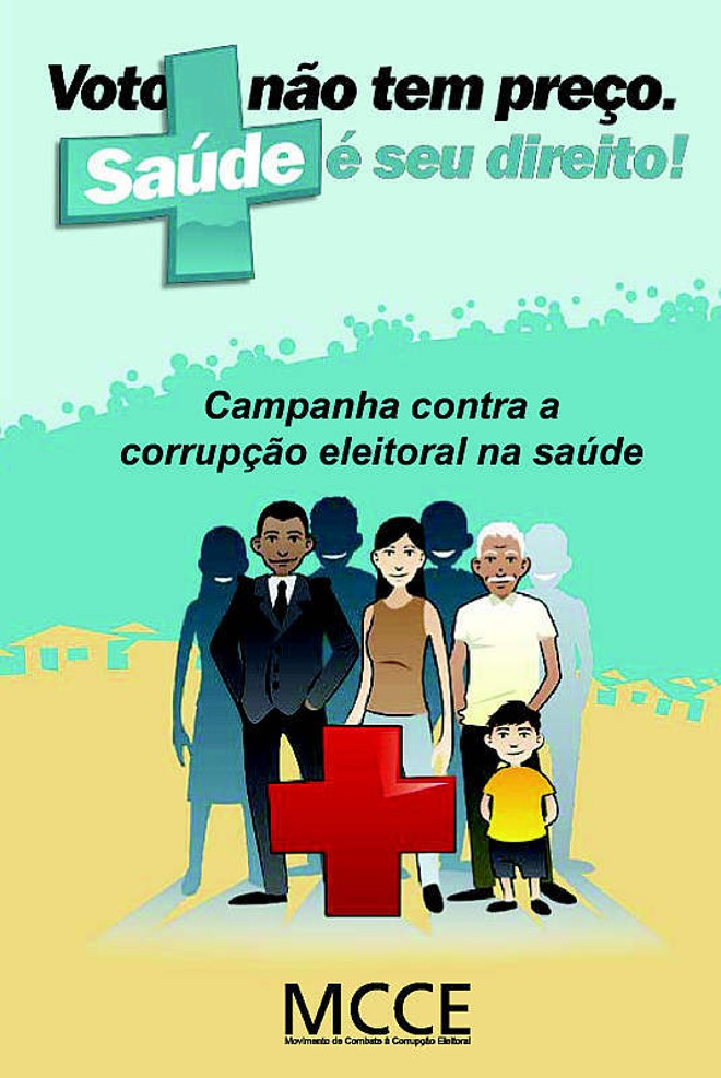 Cartilha orienta o eleitor sobre troca de votos por serviços de saúde |