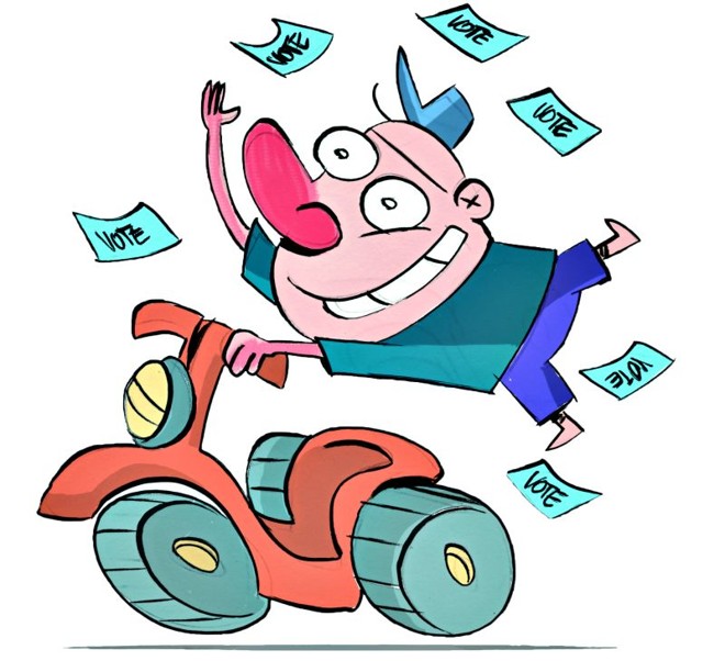 Baixinho da Motoca é um dos apelidos adotados |