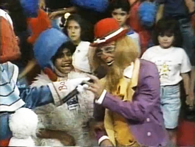 O personagem Papai Papudo interpretado por Gilberto Fernandes |