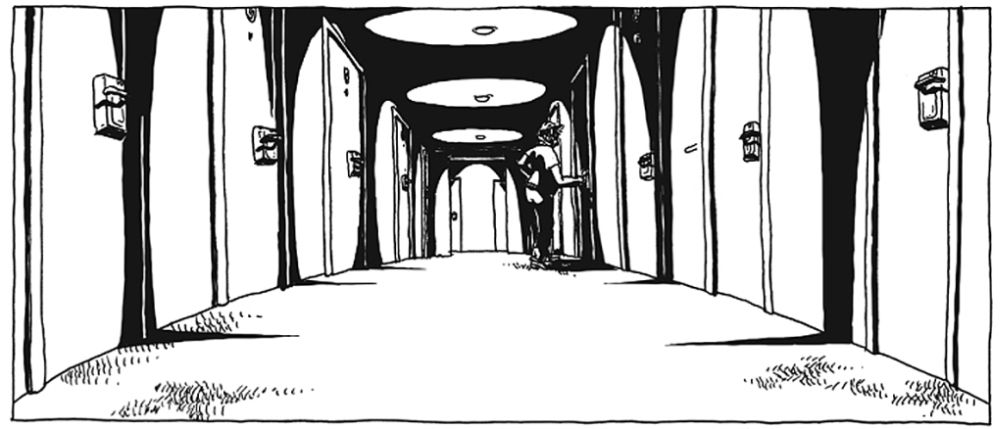 Valorização do vazio é destaque no traço de Rafael Coutinho | Reprodução