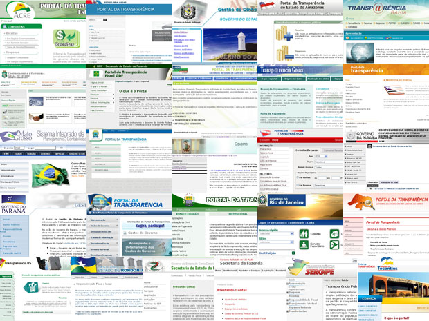 A principal deficiência da maioria dos sites de transparência dos estados, conforme a análise, é a forma de apresentação dos dados | Reprodução/G1