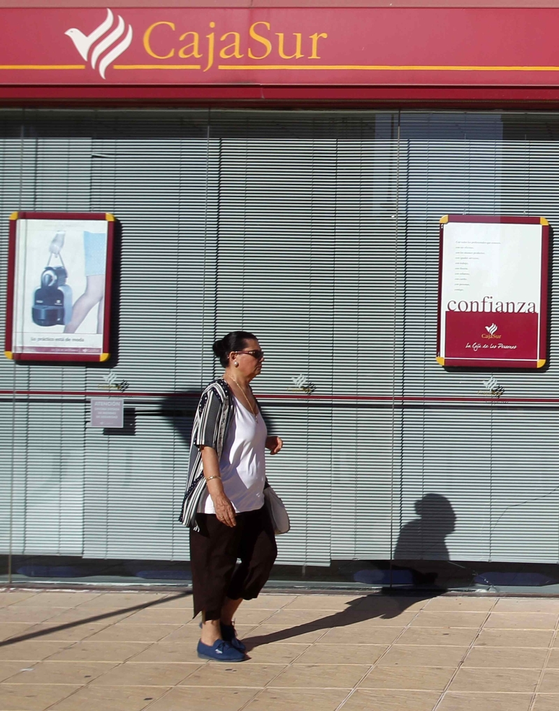 Cajasur foi um dos cinco bancos espanhóis reprovados | Javier Barbancho/AFP