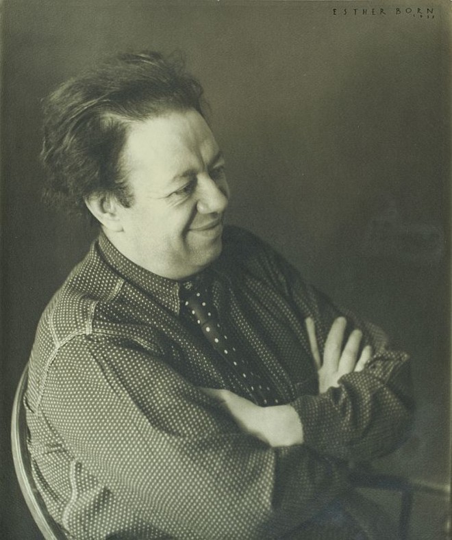 O muralista mexicano Diego Rivera, fotografado em 1933 por Esther Born |