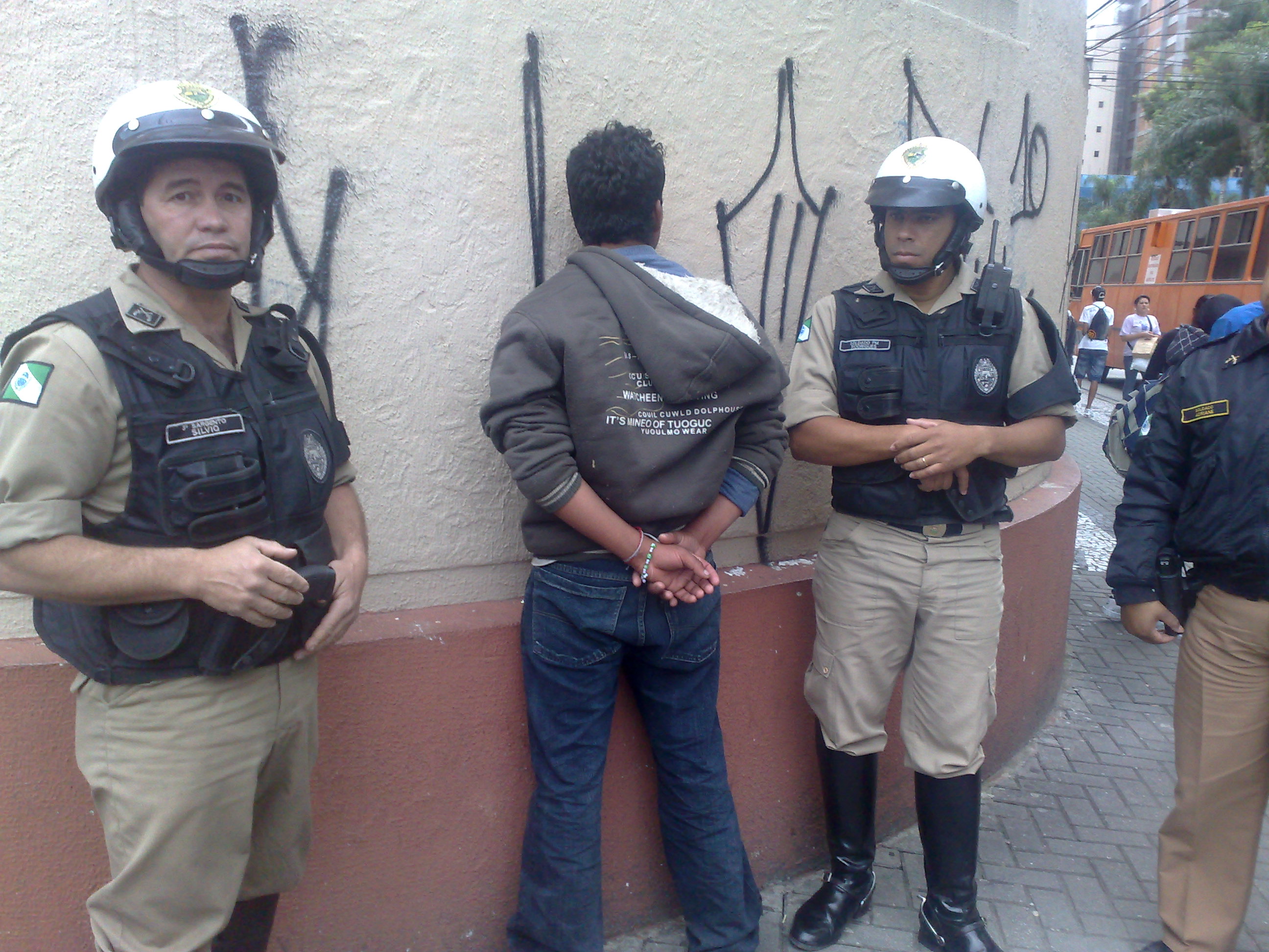 Acusado foi preso e encaminhado ao 1o DP | Felippe Aníbal/ Gazeta do Povo