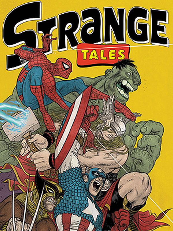 Detalhe da capa de "Strange tales" assinada pelo
brasileiro Rafael Grampá | Divulgação