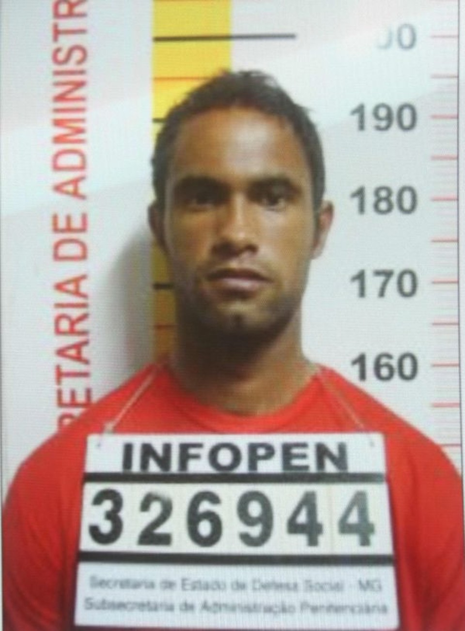Goleiro foi fichado pela polícia após ser preso em Minas Gerais | Reprodução