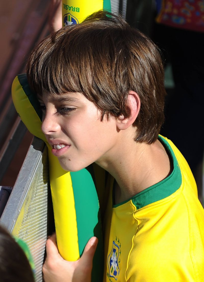 Garoto lamenta eliminação na Copa: ensaio para a vida adulta | Vanderlei Almeida/AFP