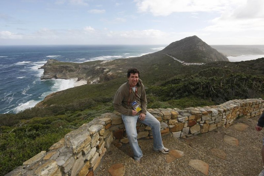 Repórter Marcio Reinecken, titular deste espaço desde o início da Copa, na Cidade do Cabo, cartão-postal sul-africano