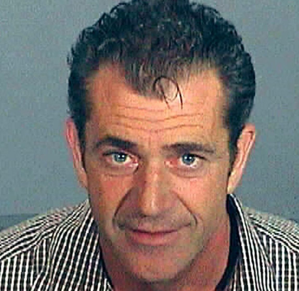 Foto do ator Mel Gibson quando foi preso, em 2006, por dirigir embriagado | Reuters