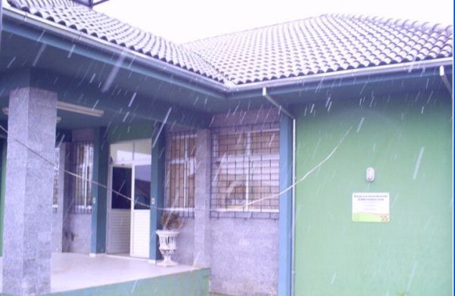 Catarinenses também puderam ver neve em Bom Jardim da Serra |
